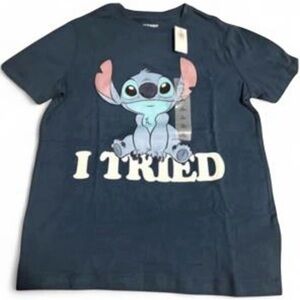 Old Navy Dark Blue 'I Tried' Graphic Tee
